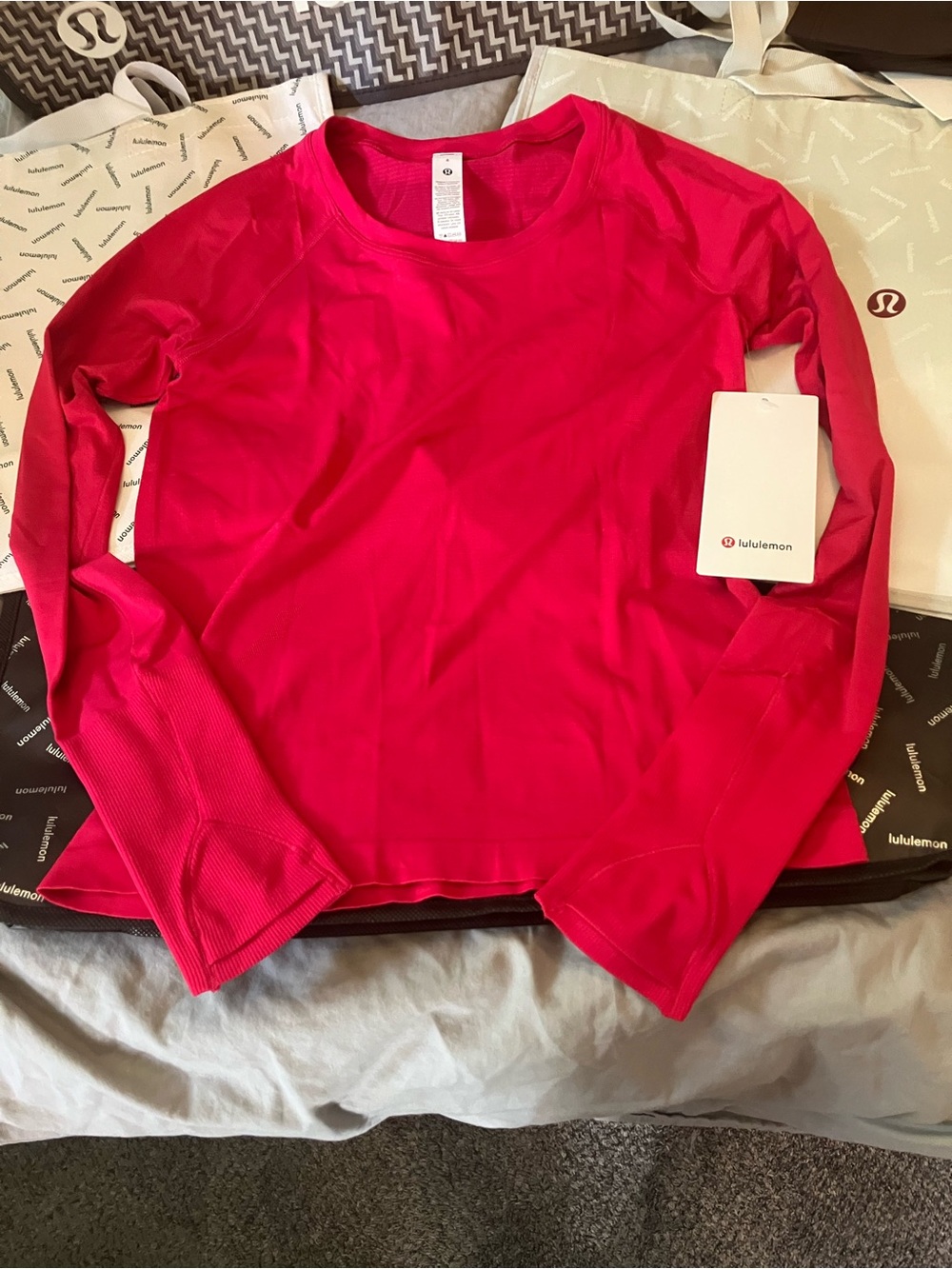 NWT Lululemon Swiftly Tech Long Sleeve 2.0 *Race, 6, Mulberry Spark